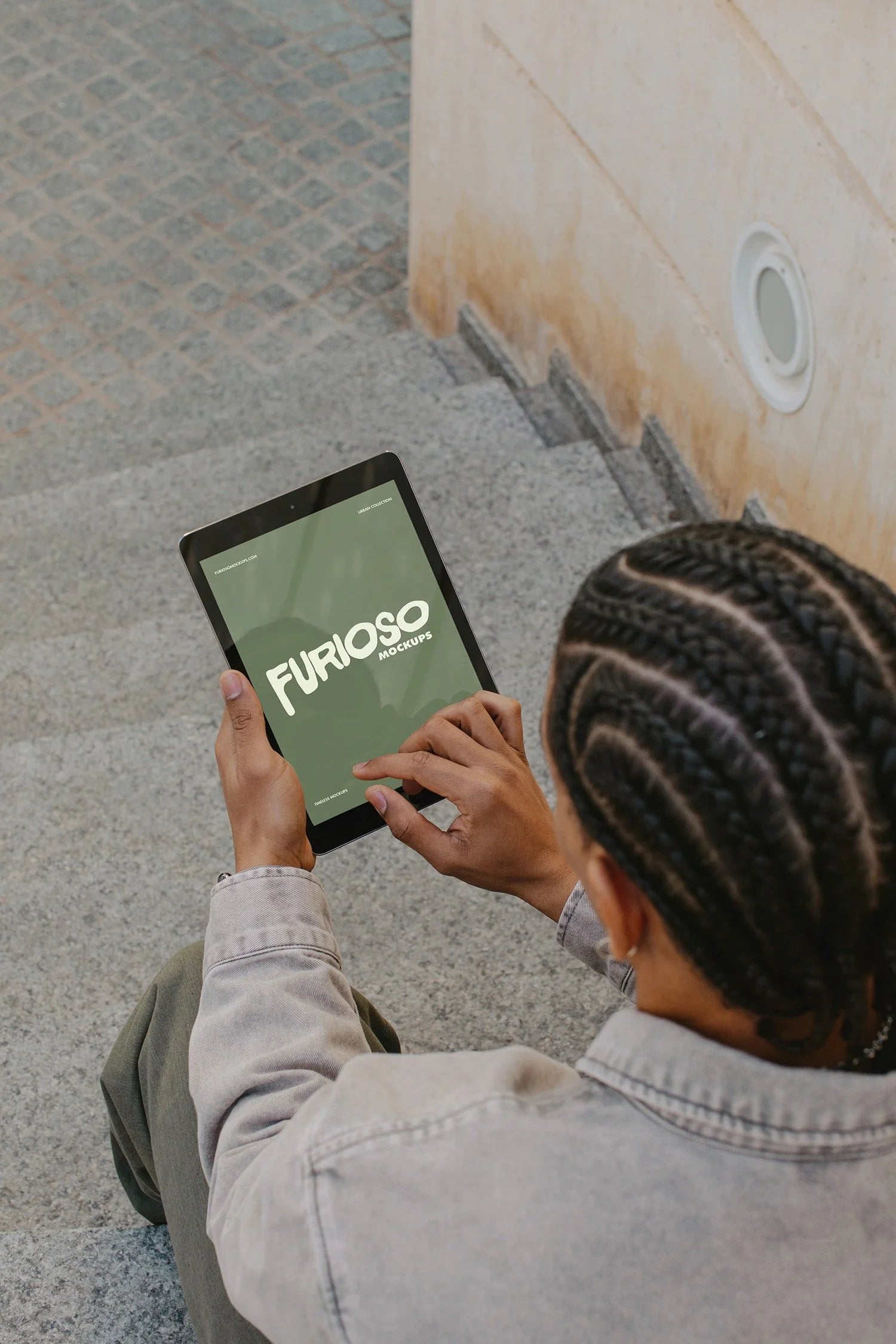 iPad Mockup 03UC PSD mockup from the Urban Collection – FURIOSO