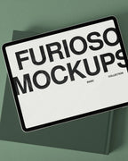 iPad Mockup 04FM PSD mockup from the Basic Collection – FURIOSO