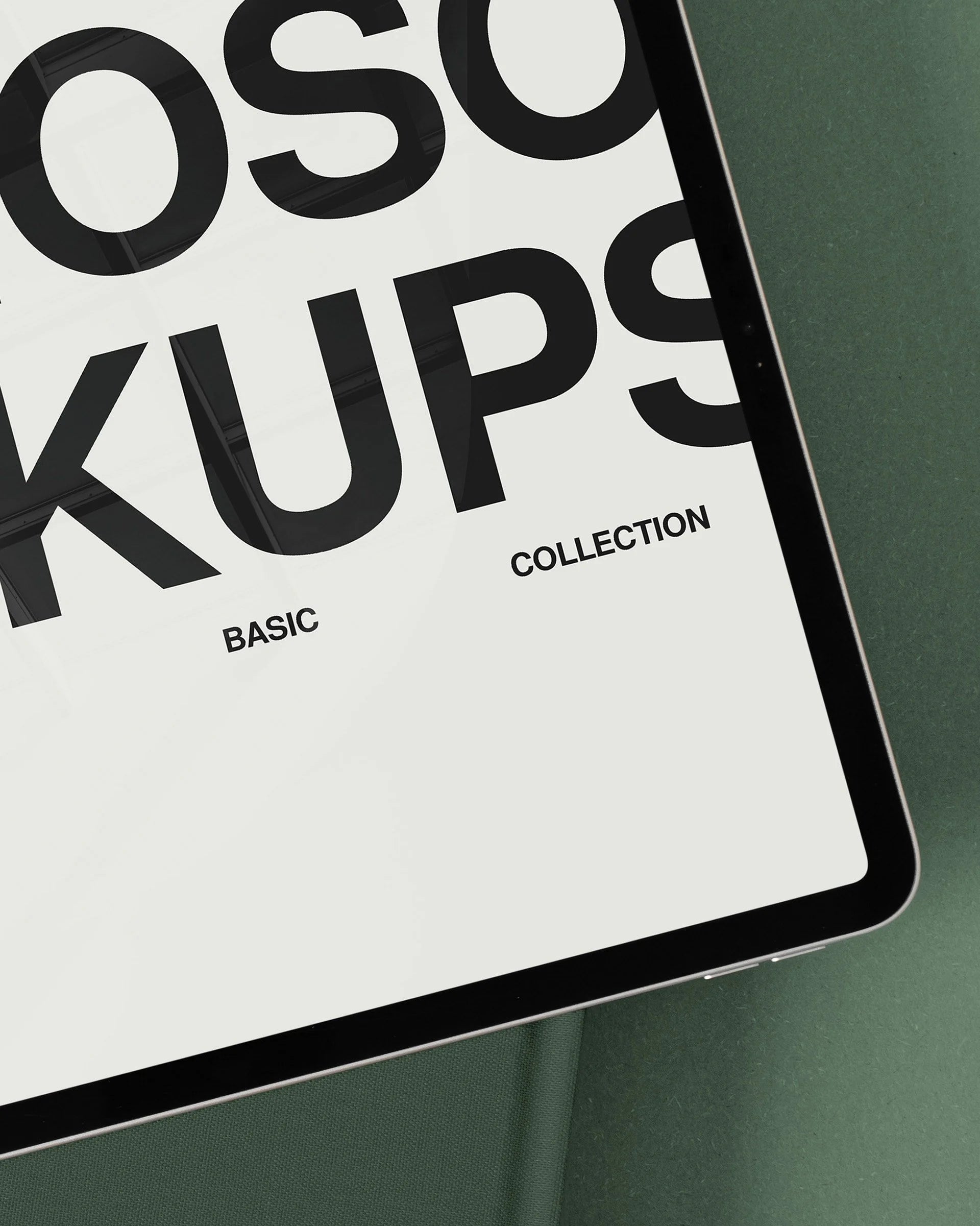 iPad Mockup 04FM PSD mockup from the Basic Collection – FURIOSO