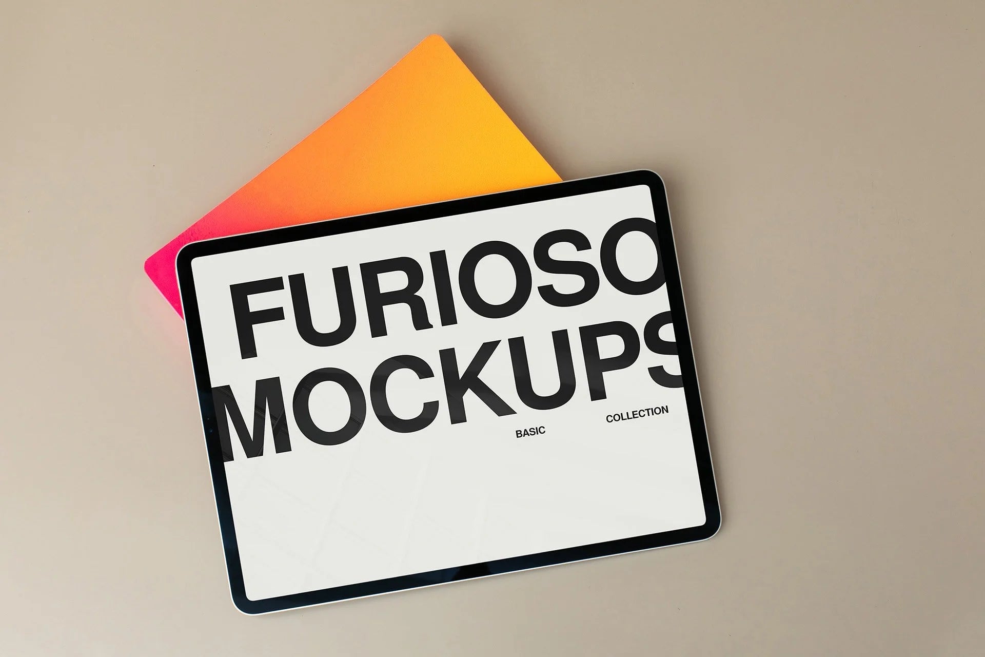 iPad Mockup 05FM PSD mockup from the Basic Collection – FURIOSO