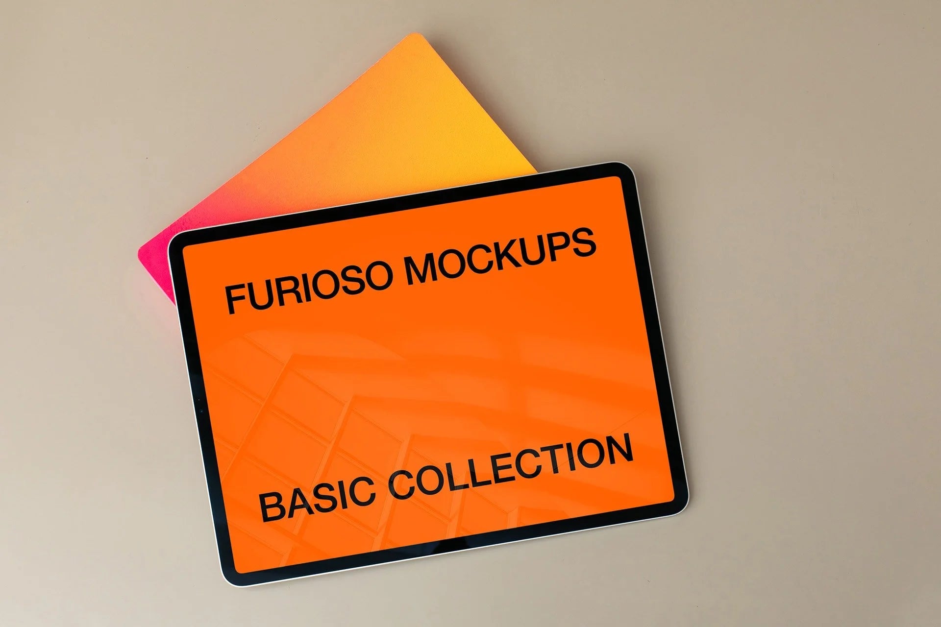 iPad Mockup 05FM PSD mockup from the Basic Collection – FURIOSO