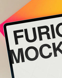 iPad Mockup 05FM PSD mockup from the Basic Collection – FURIOSO