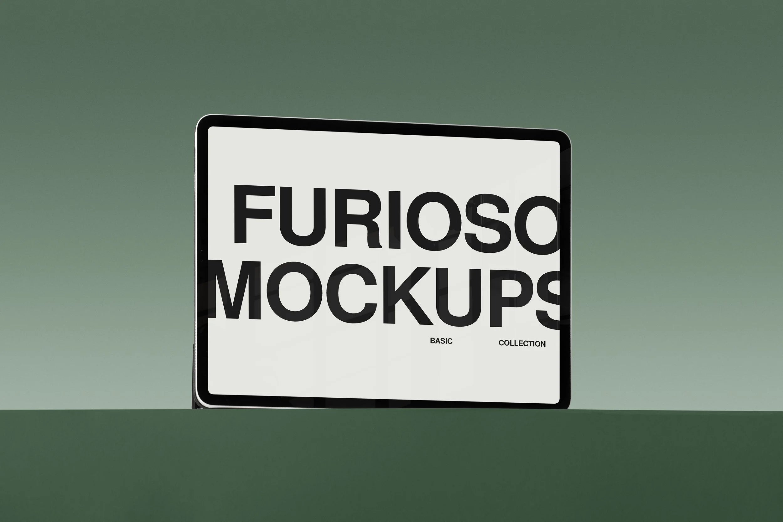 iPad Mockup 10FM PSD mockup from the Basic Collection – FURIOSO