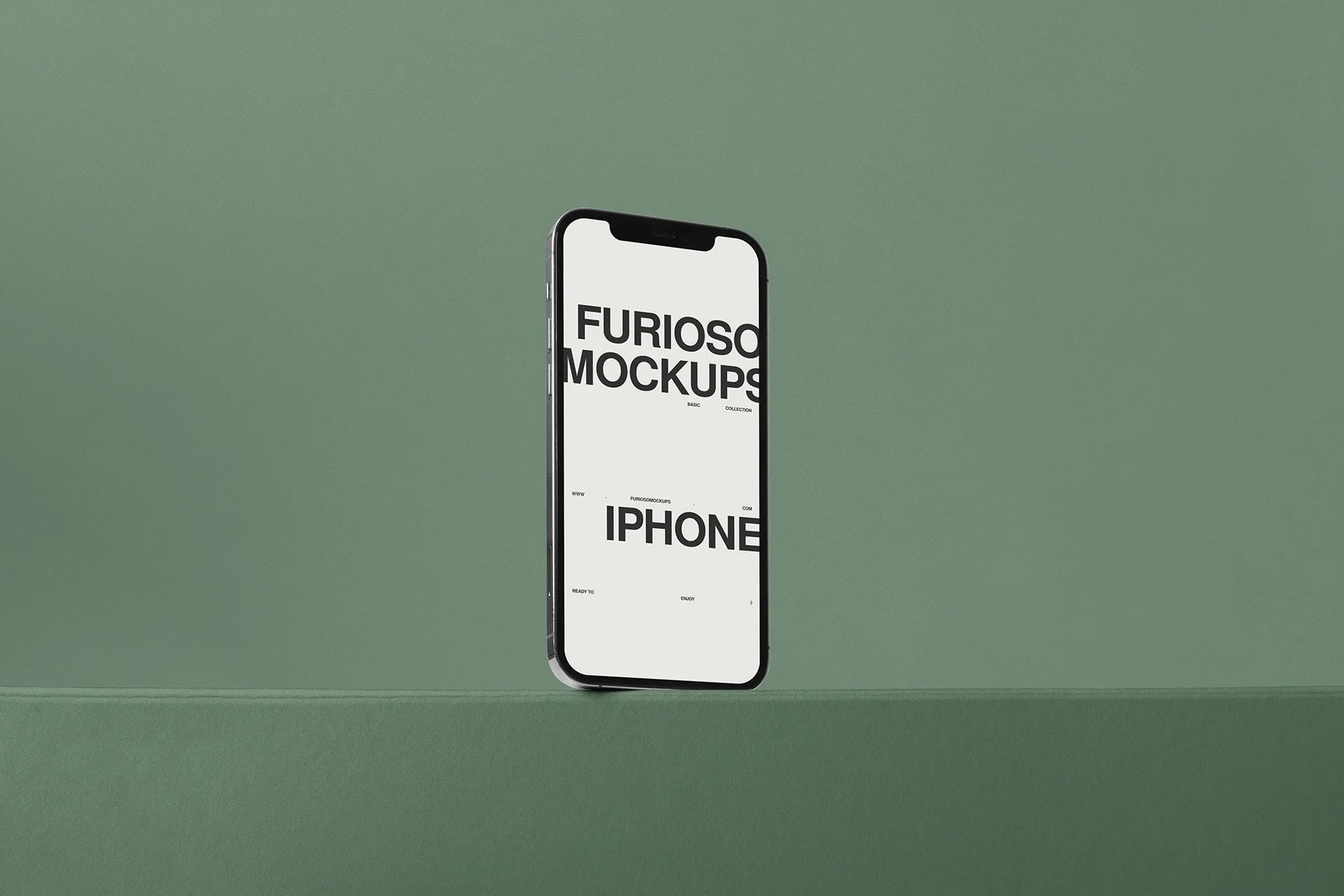 iPhone Mockup 01FM PSD mockup from the Basic Collection – FURIOSO
