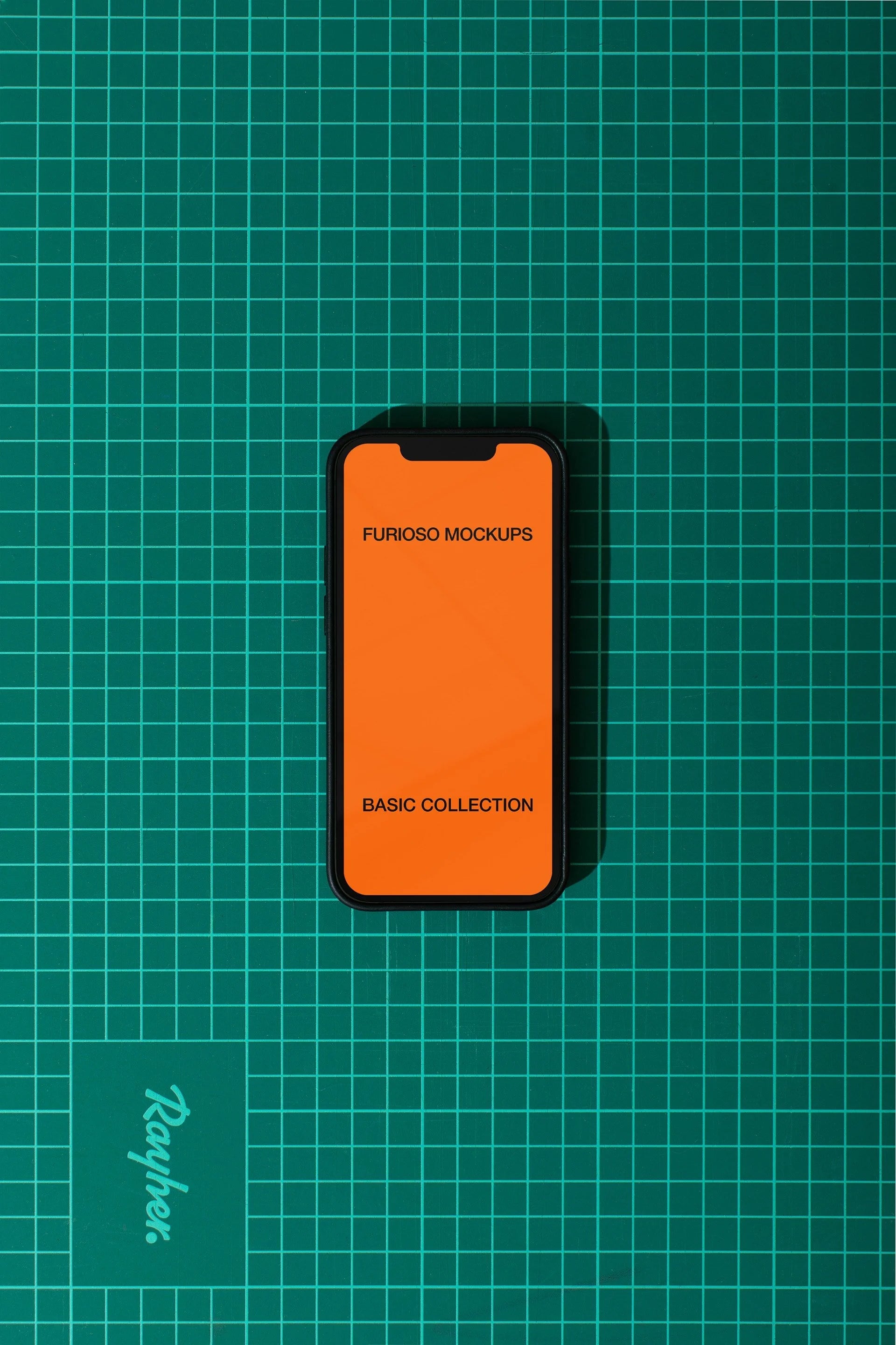 iPhone Mockup 02FM PSD mockup from the Basic Collection – FURIOSO