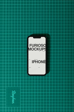 iPhone Mockup 02FM PSD mockup from the Basic Collection – FURIOSO