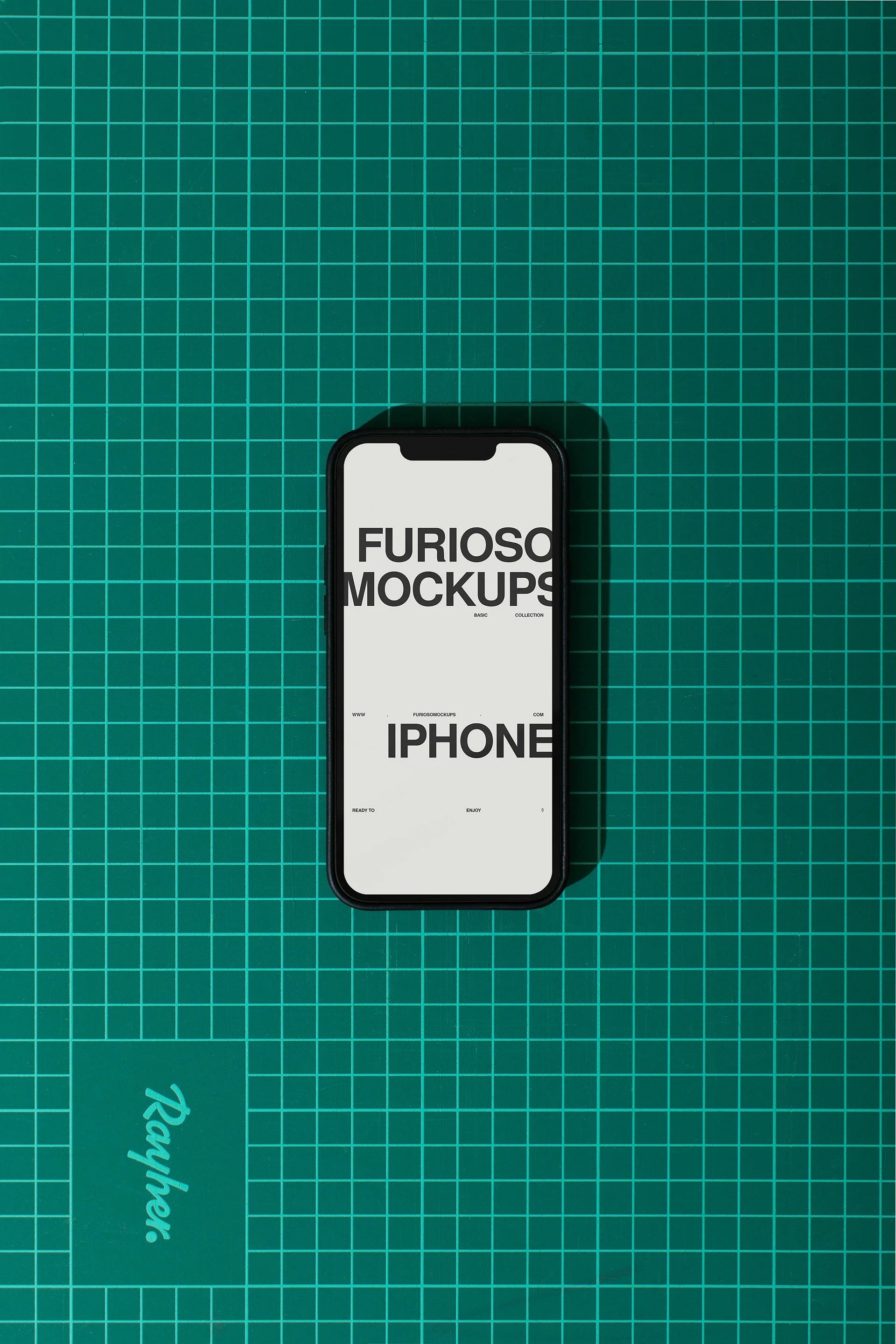 iPhone Mockup 02FM PSD mockup from the Basic Collection – FURIOSO