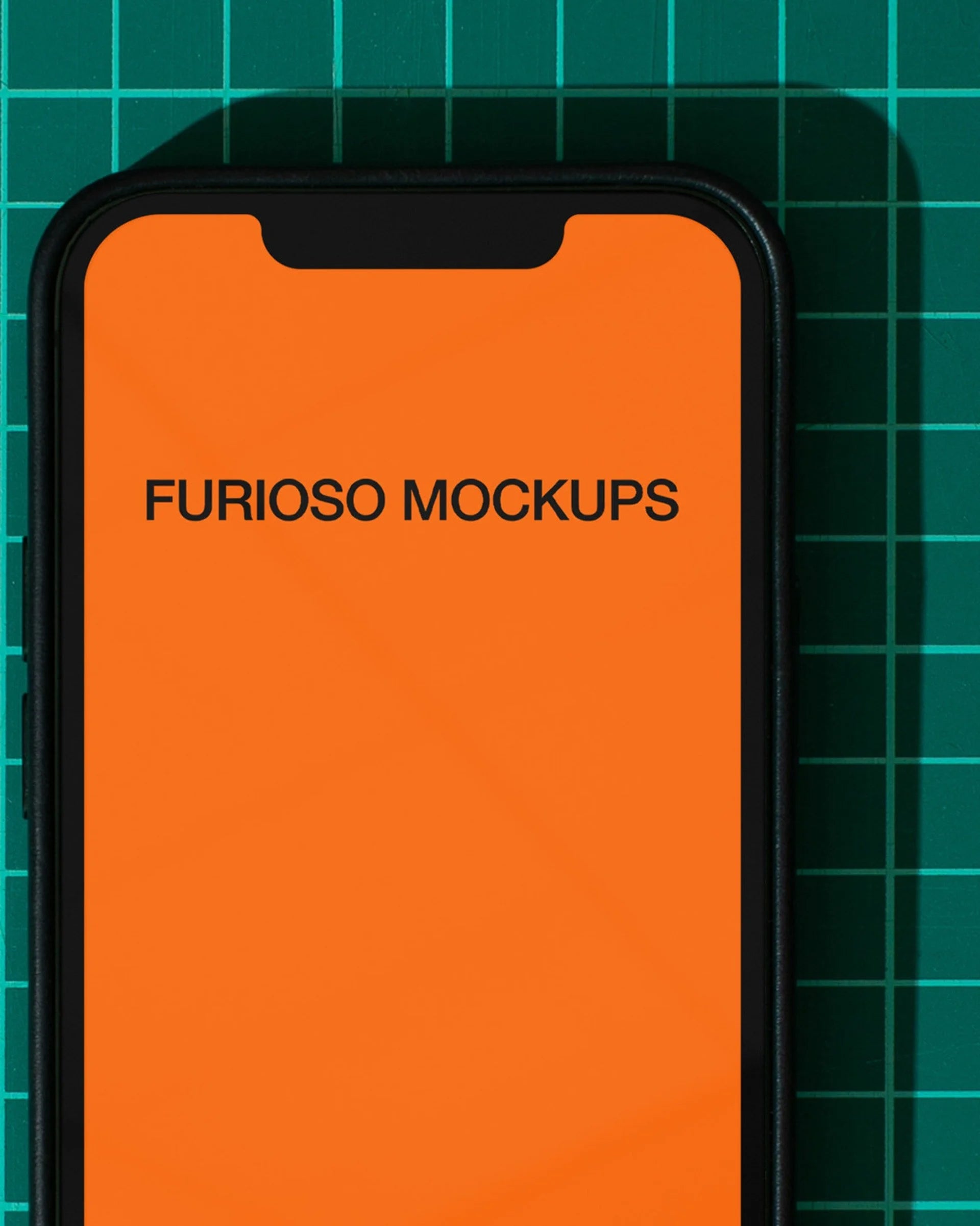 iPhone Mockup 02FM PSD mockup from the Basic Collection – FURIOSO