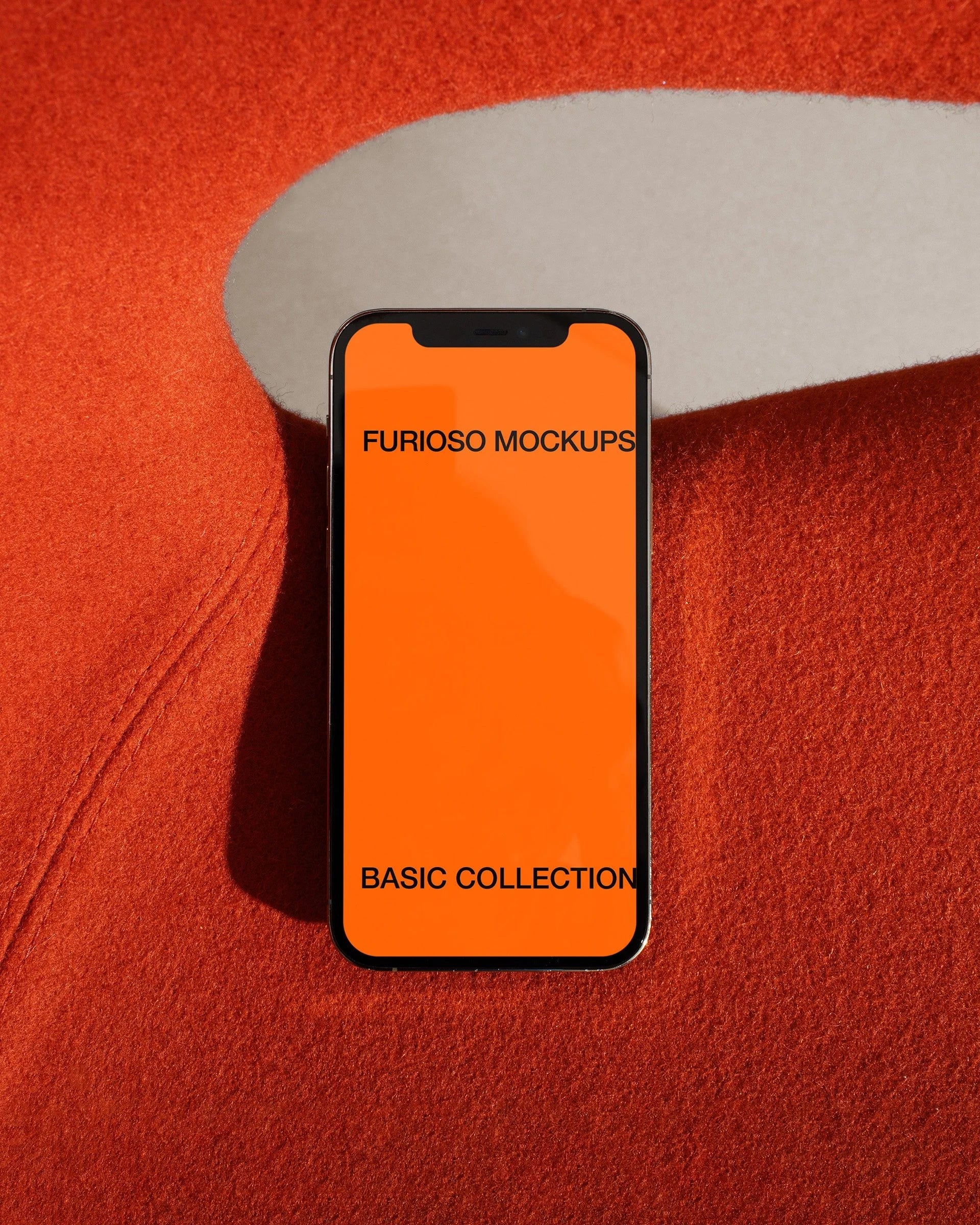 iPhone Mockup 04FM PSD mockup from the Basic Collection – FURIOSO