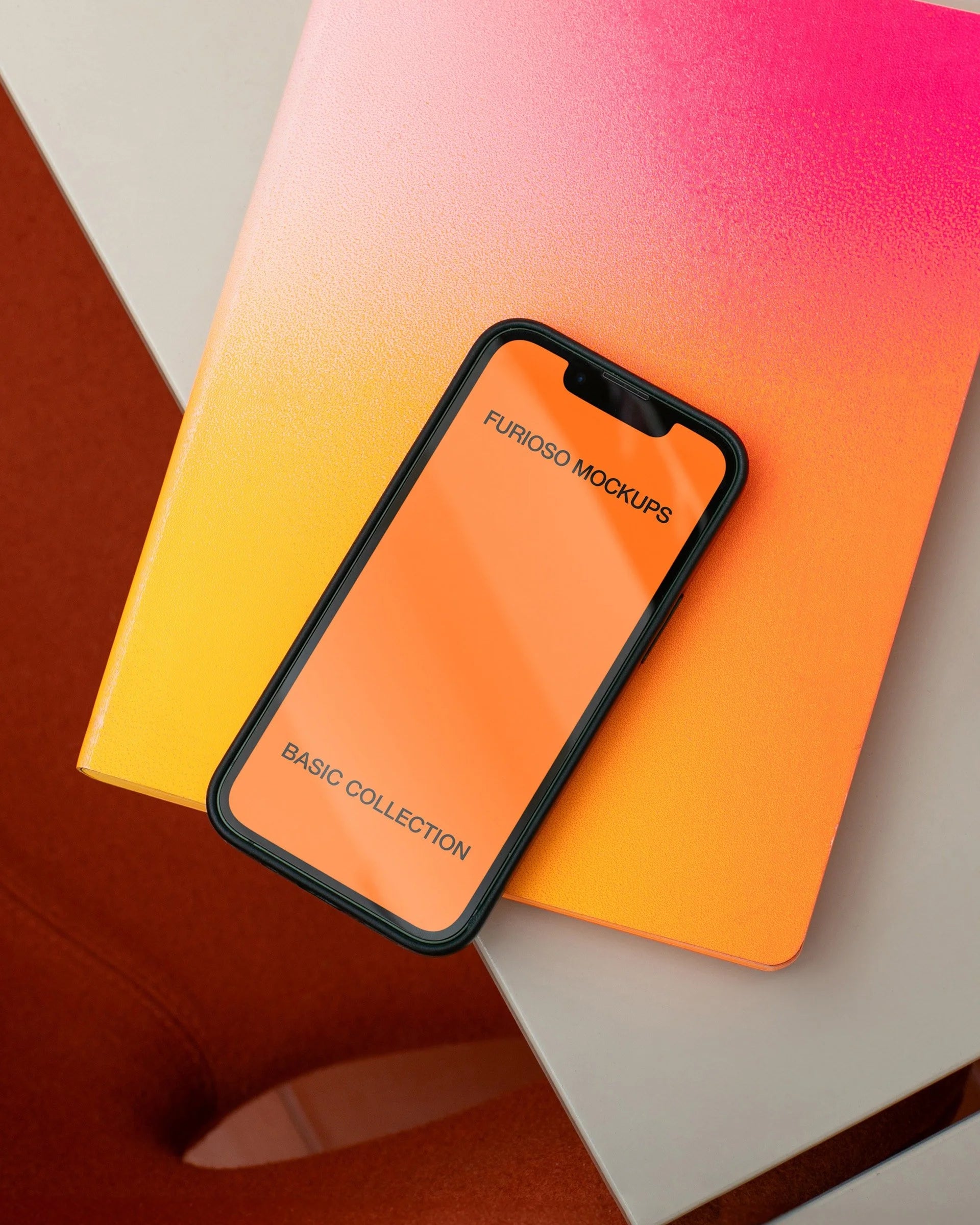 iPhone Mockup 12FM PSD mockup from the Basic Collection – FURIOSO