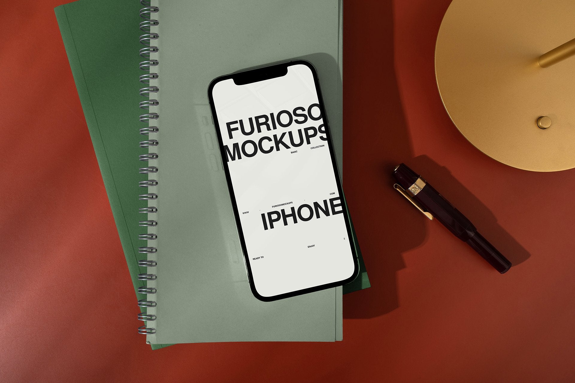 iPhone Mockup 15FM PSD mockup from the Basic Collection – FURIOSO