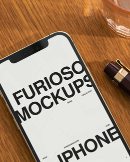 iPhone Mockup 20FM PSD mockup from the Basic Collection – FURIOSO